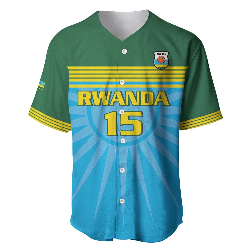 Custom Rwanda Basketball Baseball Jersey Go Champions - Wonder Print Shop
