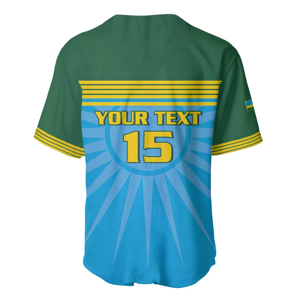 Custom Rwanda Basketball Baseball Jersey Go Champions - Wonder Print Shop