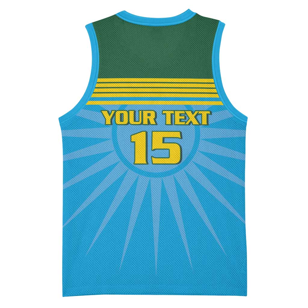 Custom Rwanda Basketball Basketball Jersey Go Champions - Wonder Print Shop