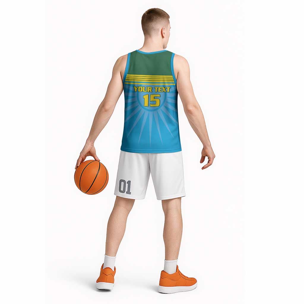 Custom Rwanda Basketball Basketball Jersey Go Champions - Wonder Print Shop
