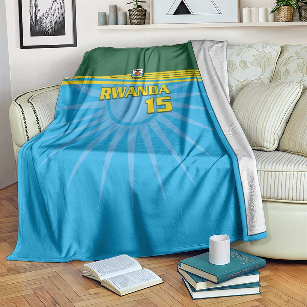 Custom Rwanda Basketball Blanket Go Champions - Wonder Print Shop