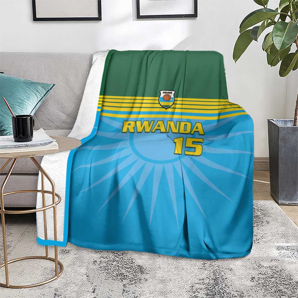 Custom Rwanda Basketball Blanket Go Champions - Wonder Print Shop