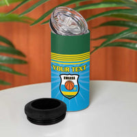 Custom Rwanda Basketball 4 in 1 Can Cooler Tumbler Go Champions - Wonder Print Shop