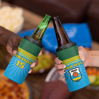 Custom Rwanda Basketball 4 in 1 Can Cooler Tumbler Go Champions - Wonder Print Shop