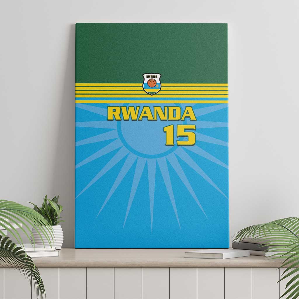 Custom Rwanda Basketball Canvas Wall Art Go Champions - Wonder Print Shop