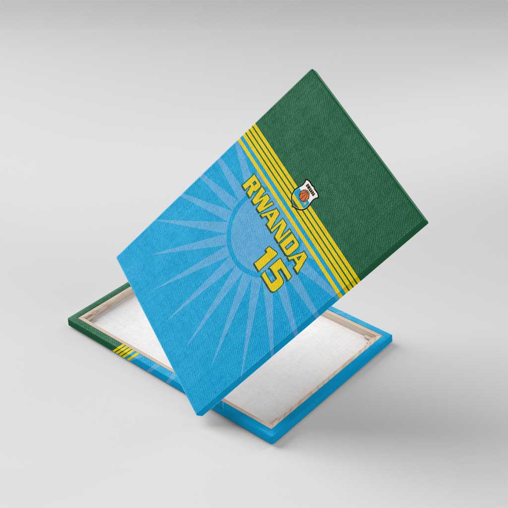 Custom Rwanda Basketball Canvas Wall Art Go Champions - Wonder Print Shop