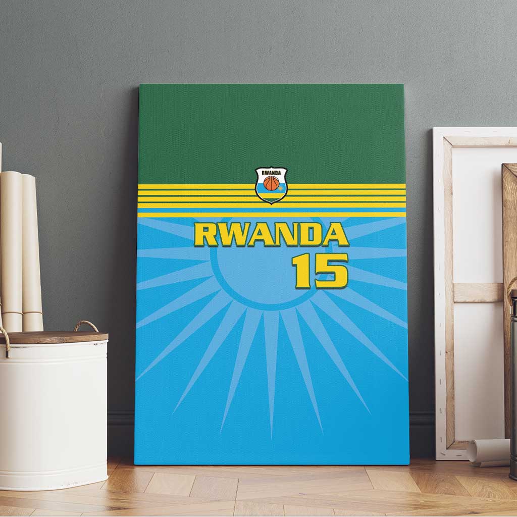 Custom Rwanda Basketball Canvas Wall Art Go Champions - Wonder Print Shop