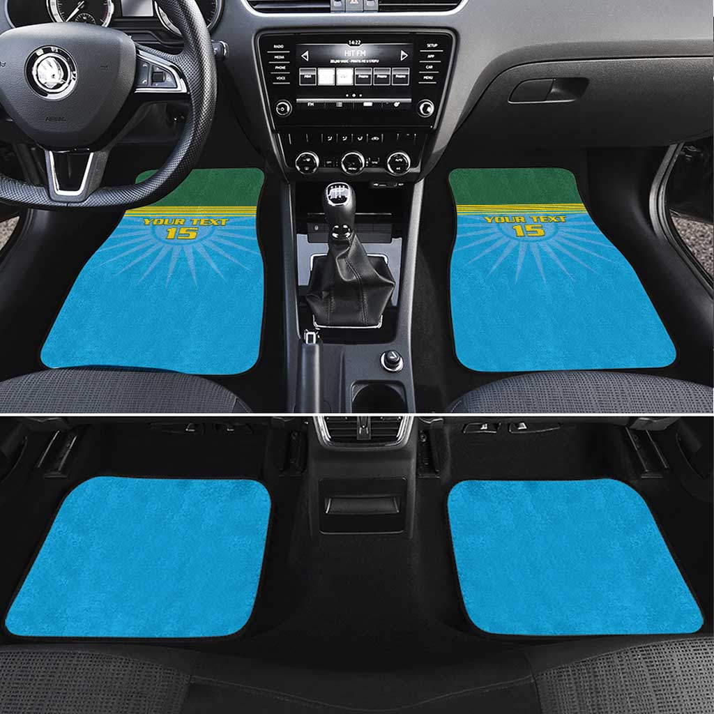 Custom Rwanda Basketball Car Mats Go Champions - Wonder Print Shop