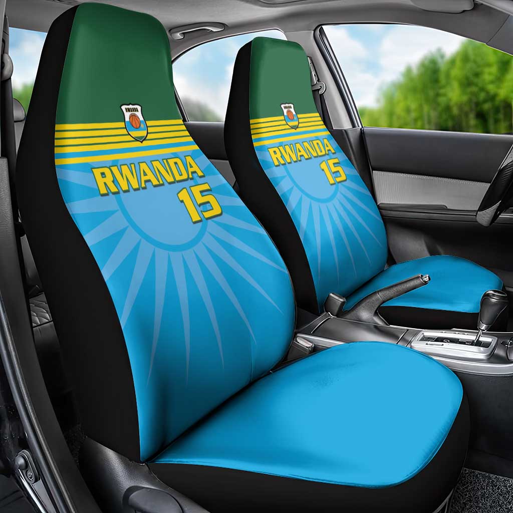 Custom Rwanda Basketball Car Seat Cover Go Champions - Wonder Print Shop