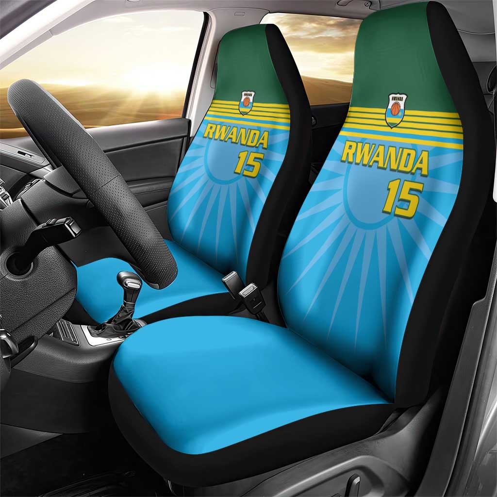 Custom Rwanda Basketball Car Seat Cover Go Champions - Wonder Print Shop