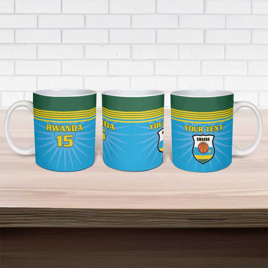 Custom Rwanda Basketball Ceramic Mug Go Champions - Wonder Print Shop