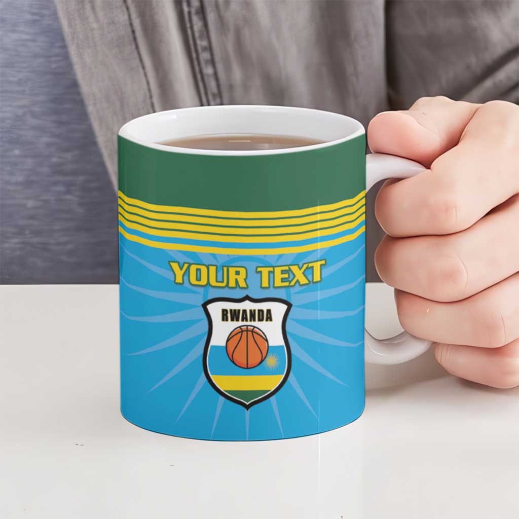 Custom Rwanda Basketball Ceramic Mug Go Champions - Wonder Print Shop