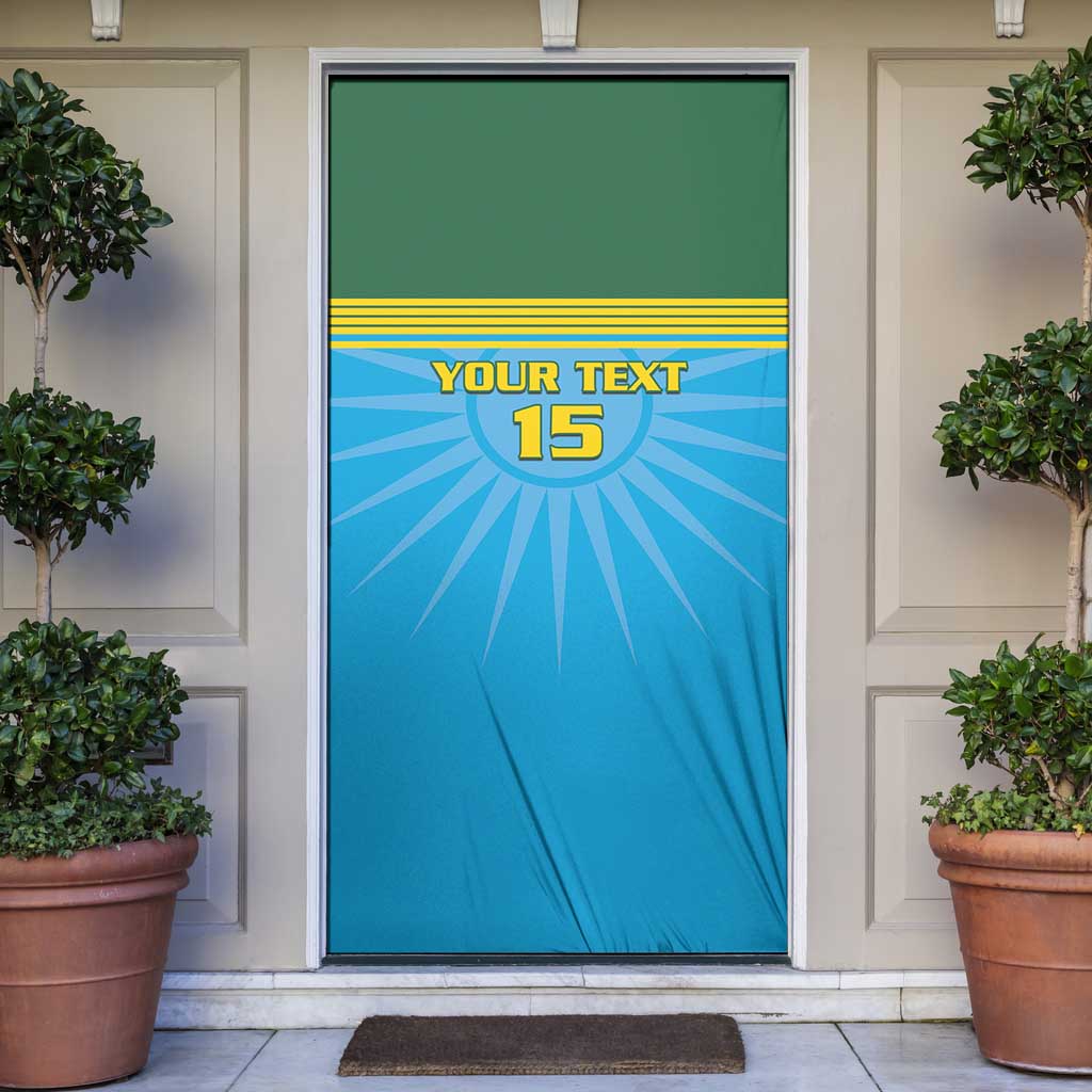 Custom Rwanda Basketball Door Cover Go Champions - Wonder Print Shop