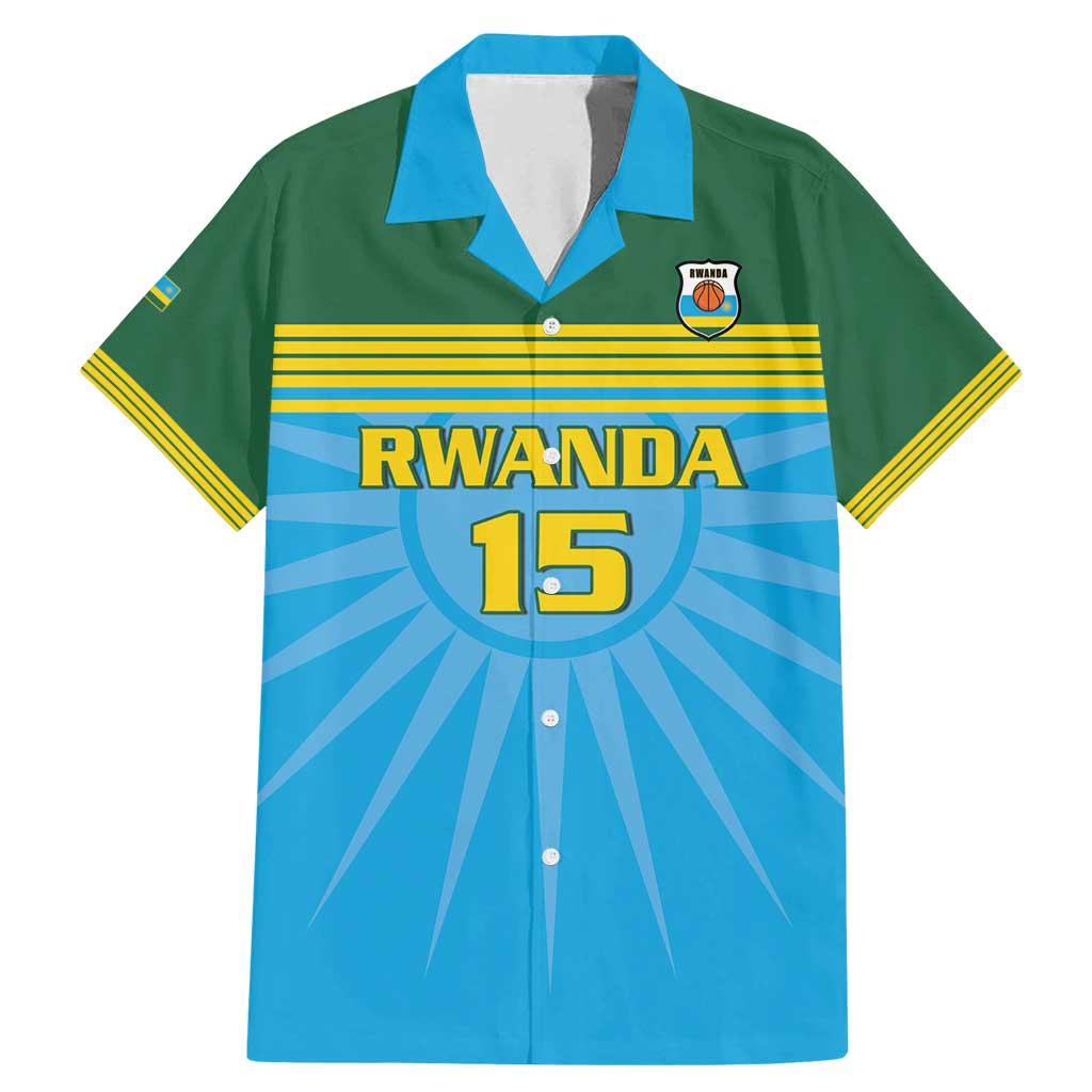 Custom Rwanda Basketball Family Matching Mermaid Dress and Hawaiian Shirt Go Champions - Wonder Print Shop