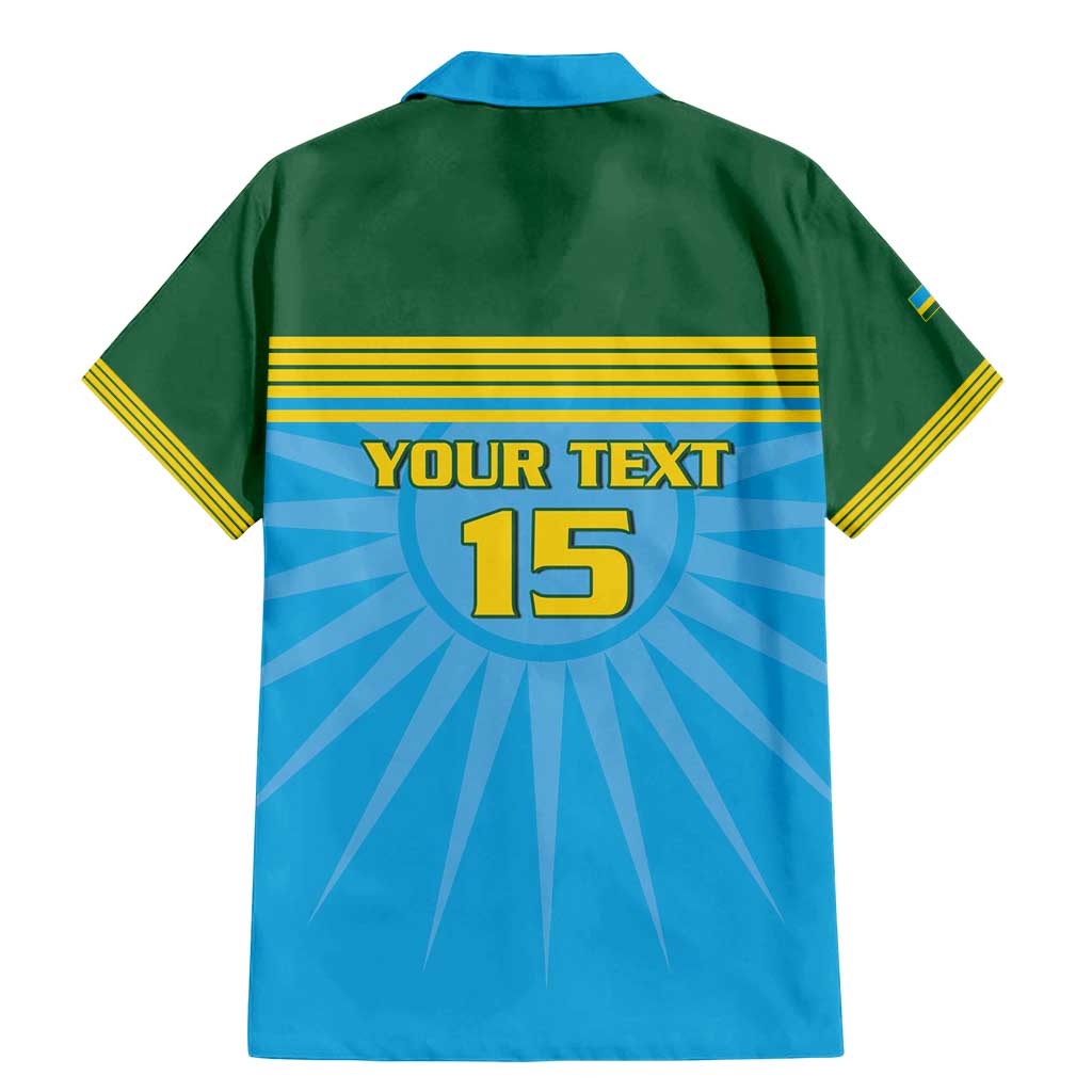 Custom Rwanda Basketball Family Matching Mermaid Dress and Hawaiian Shirt Go Champions - Wonder Print Shop