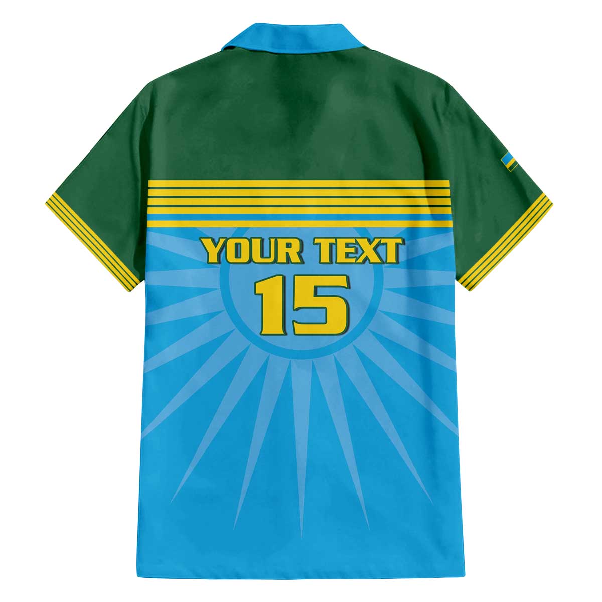 Custom Rwanda Basketball Family Matching Off The Shoulder Long Sleeve Dress and Hawaiian Shirt Go Champions - Wonder Print Shop