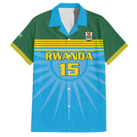 Custom Rwanda Basketball Family Matching Off Shoulder Short Dress and Hawaiian Shirt Go Champions - Wonder Print Shop