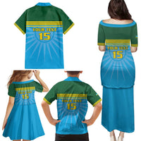 Custom Rwanda Basketball Family Matching Puletasi and Hawaiian Shirt Go Champions - Wonder Print Shop