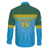 Custom Rwanda Basketball Family Matching Short Sleeve Bodycon Dress and Hawaiian Shirt Go Champions - Wonder Print Shop