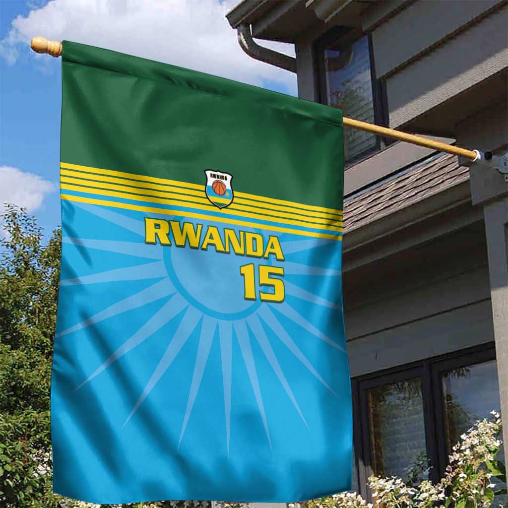 Custom Rwanda Basketball Garden Flag Go Champions - Wonder Print Shop