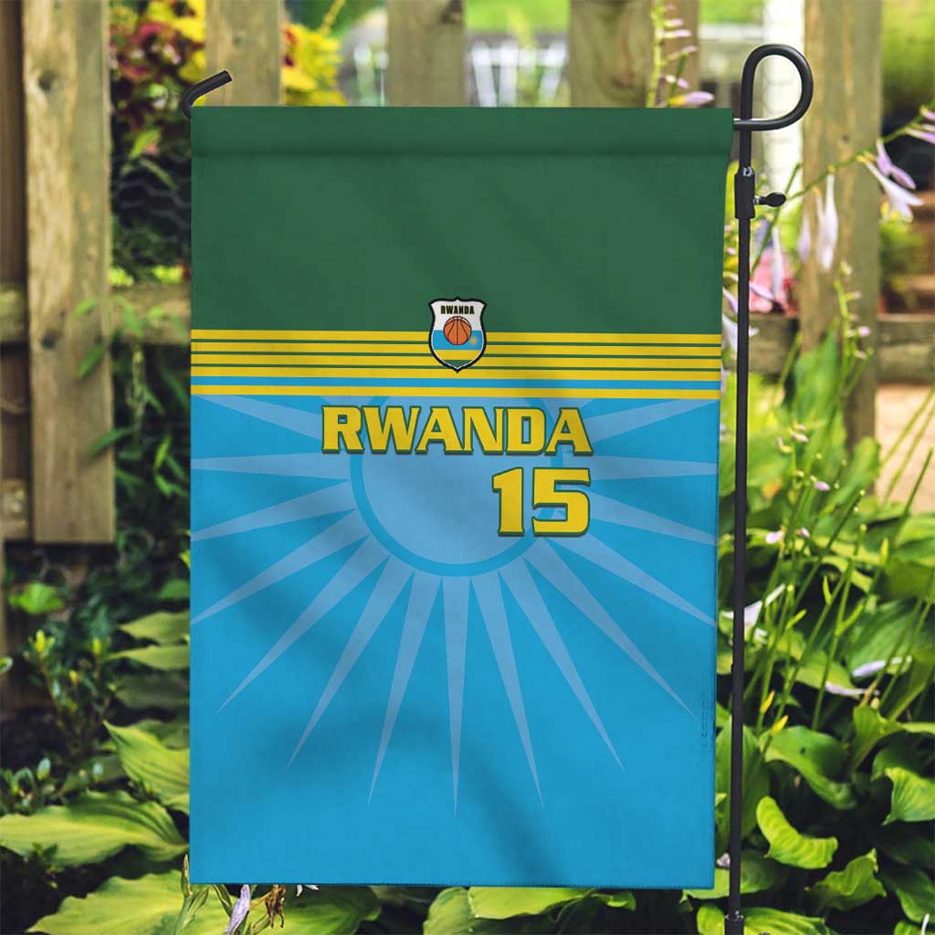 Custom Rwanda Basketball Garden Flag Go Champions - Wonder Print Shop