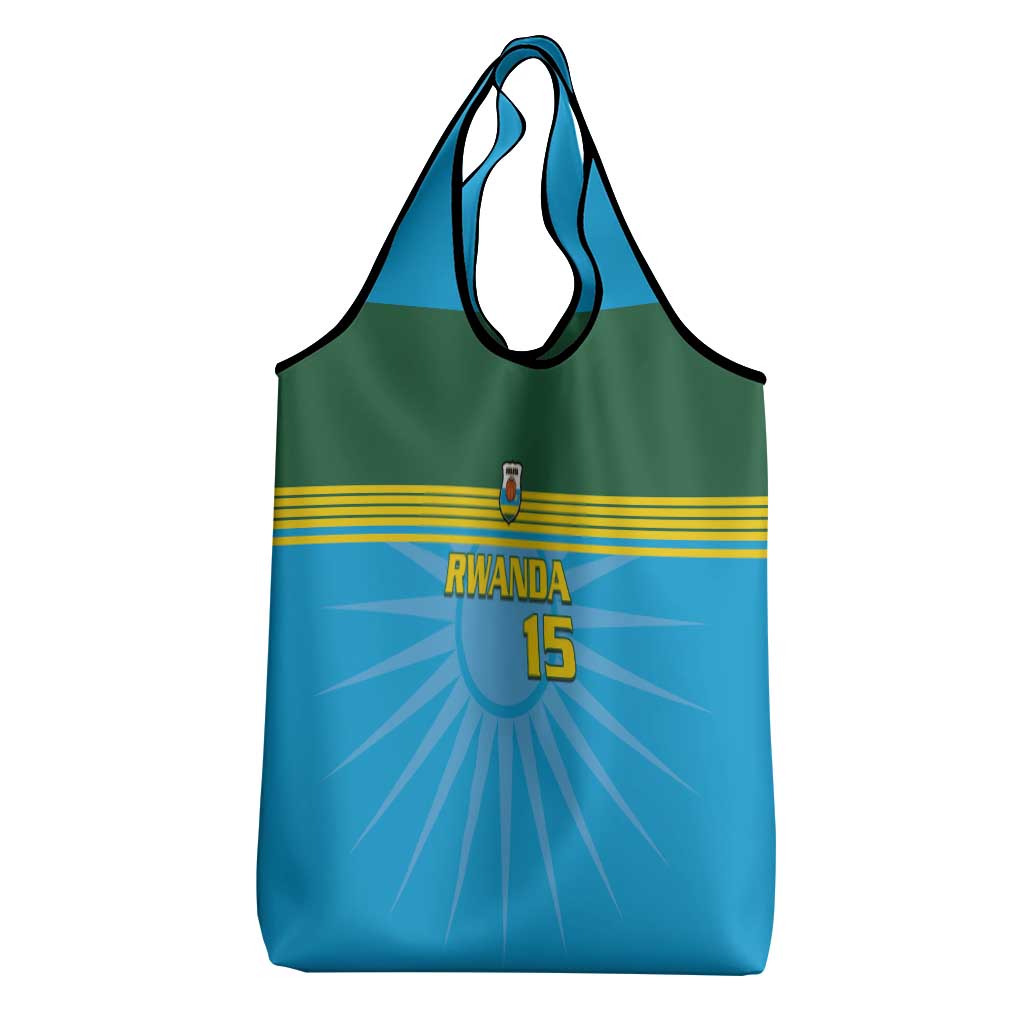 Custom Rwanda Basketball Grocery Bag Go Champions - Wonder Print Shop