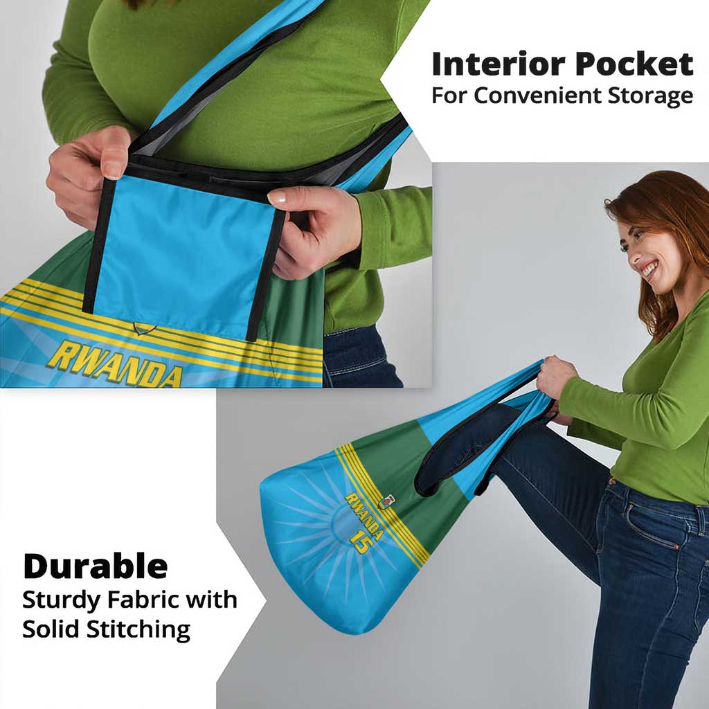 Custom Rwanda Basketball Grocery Bag Go Champions - Wonder Print Shop