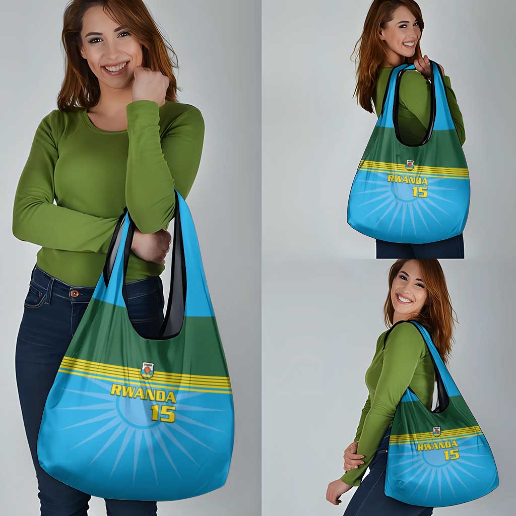 Custom Rwanda Basketball Grocery Bag Go Champions - Wonder Print Shop