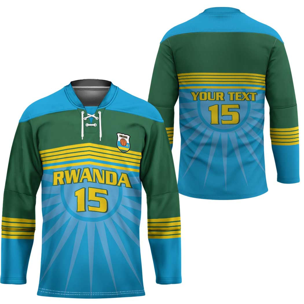 Custom Rwanda Basketball Hockey Jersey Go Champions - Wonder Print Shop