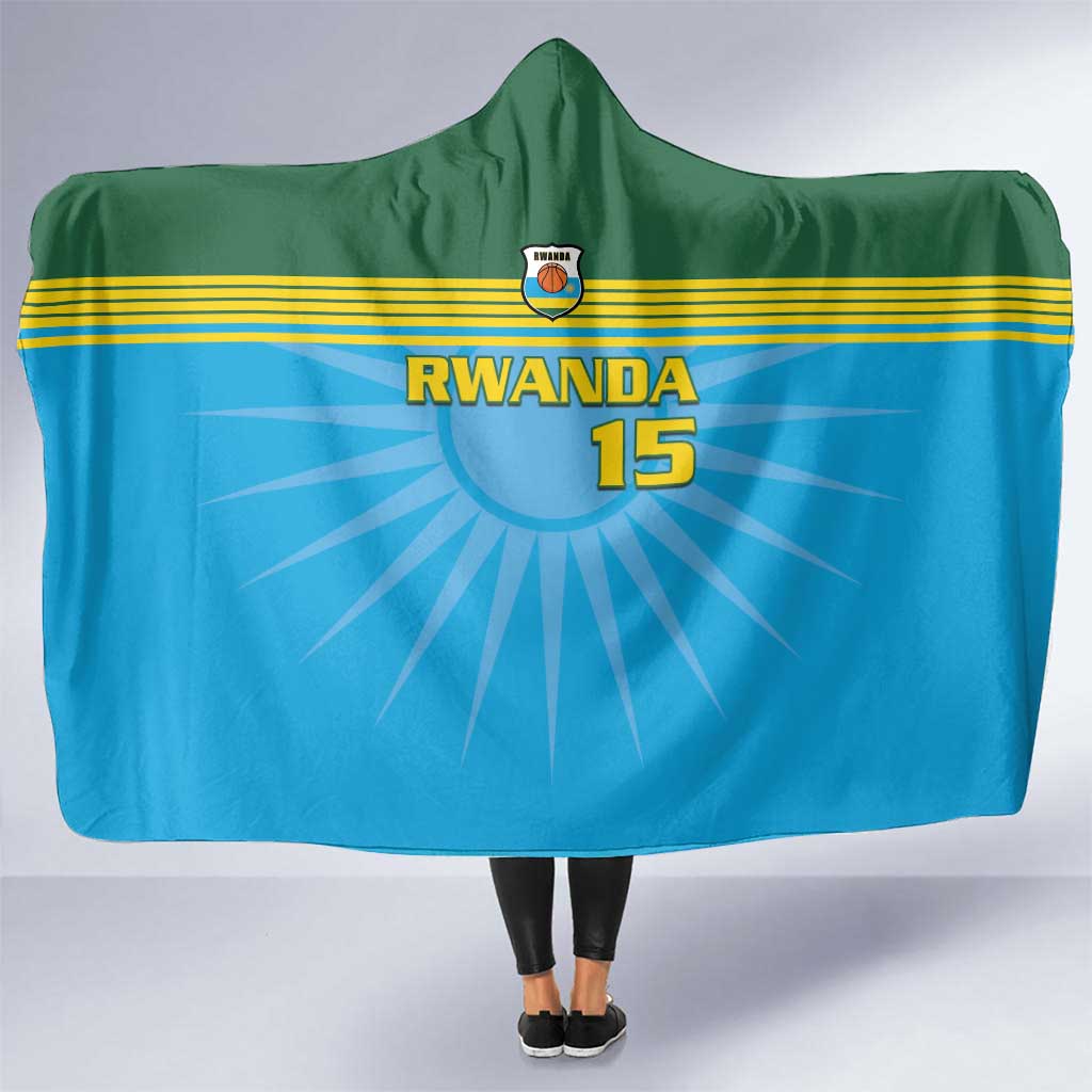 Custom Rwanda Basketball Hooded Blanket Go Champions - Wonder Print Shop
