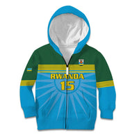Custom Rwanda Basketball Kid Hoodie Go Champions - Wonder Print Shop