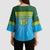 Custom Rwanda Basketball Kimono Sleeve Blouse Go Champions - Wonder Print Shop