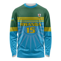 Custom Rwanda Basketball Long Sleeve Shirt Go Champions - Wonder Print Shop