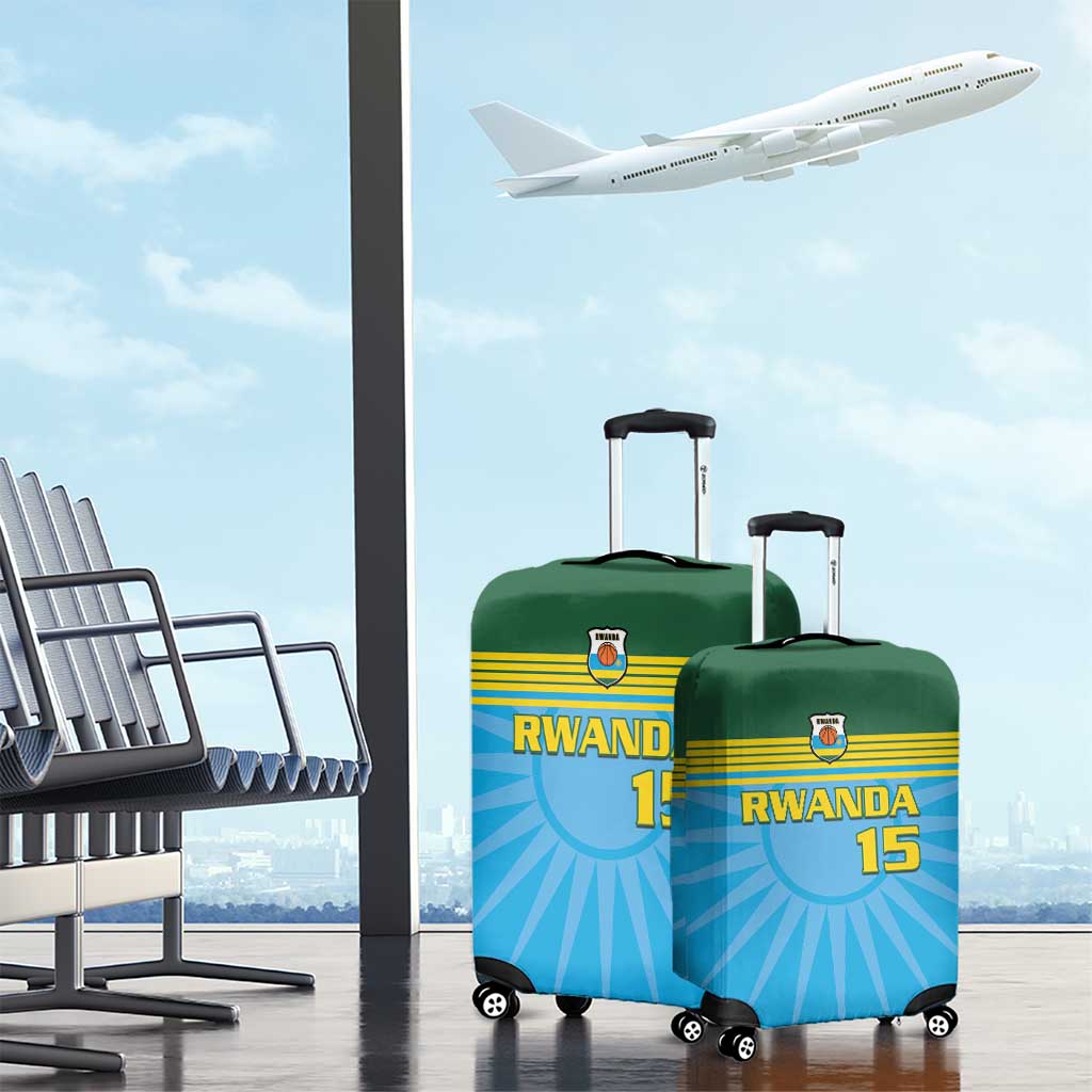 Custom Rwanda Basketball Luggage Cover Go Champions - Wonder Print Shop
