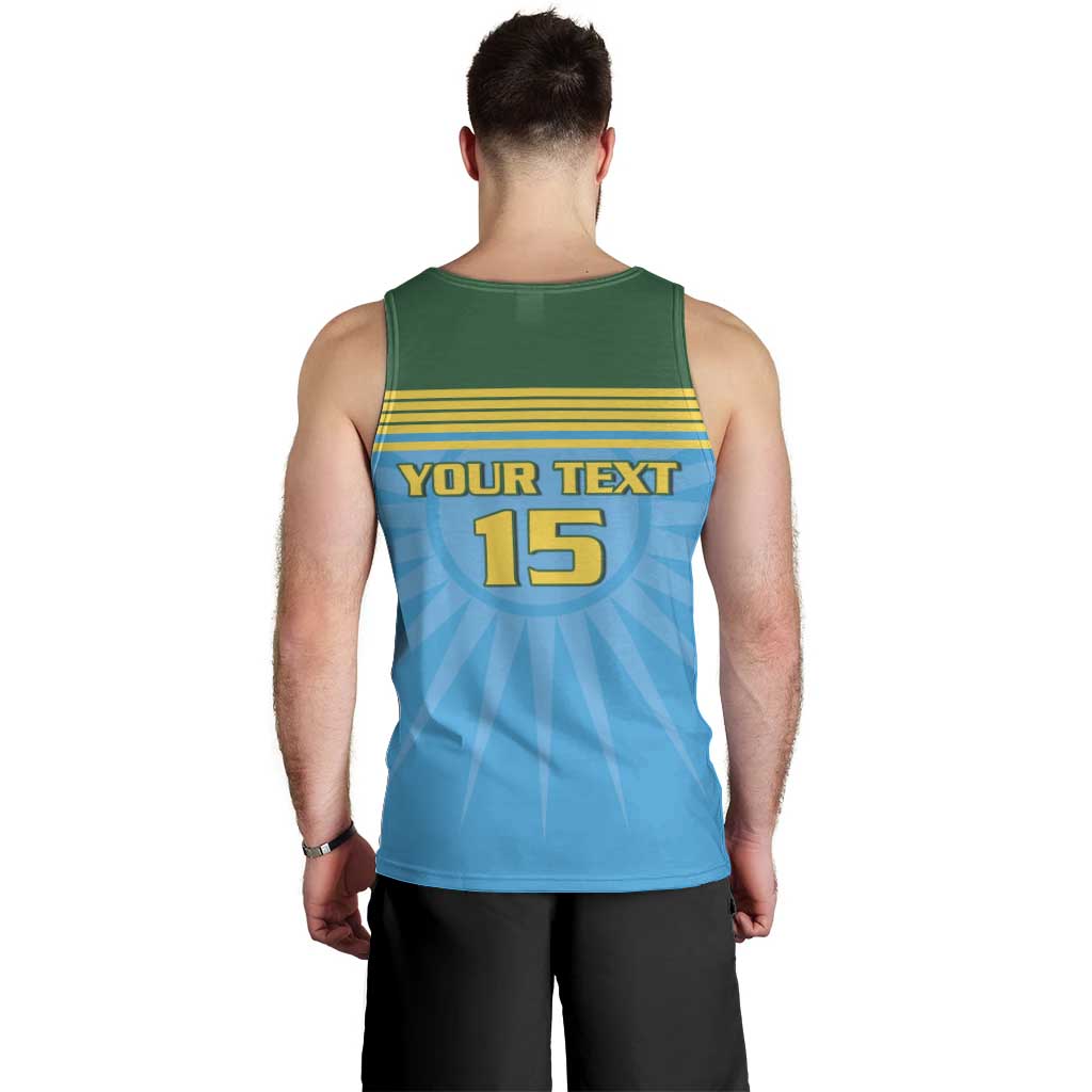 Custom Rwanda Basketball Men Tank Top Go Champions - Wonder Print Shop