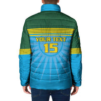 Custom Rwanda Basketball Padded Jacket Go Champions - Wonder Print Shop