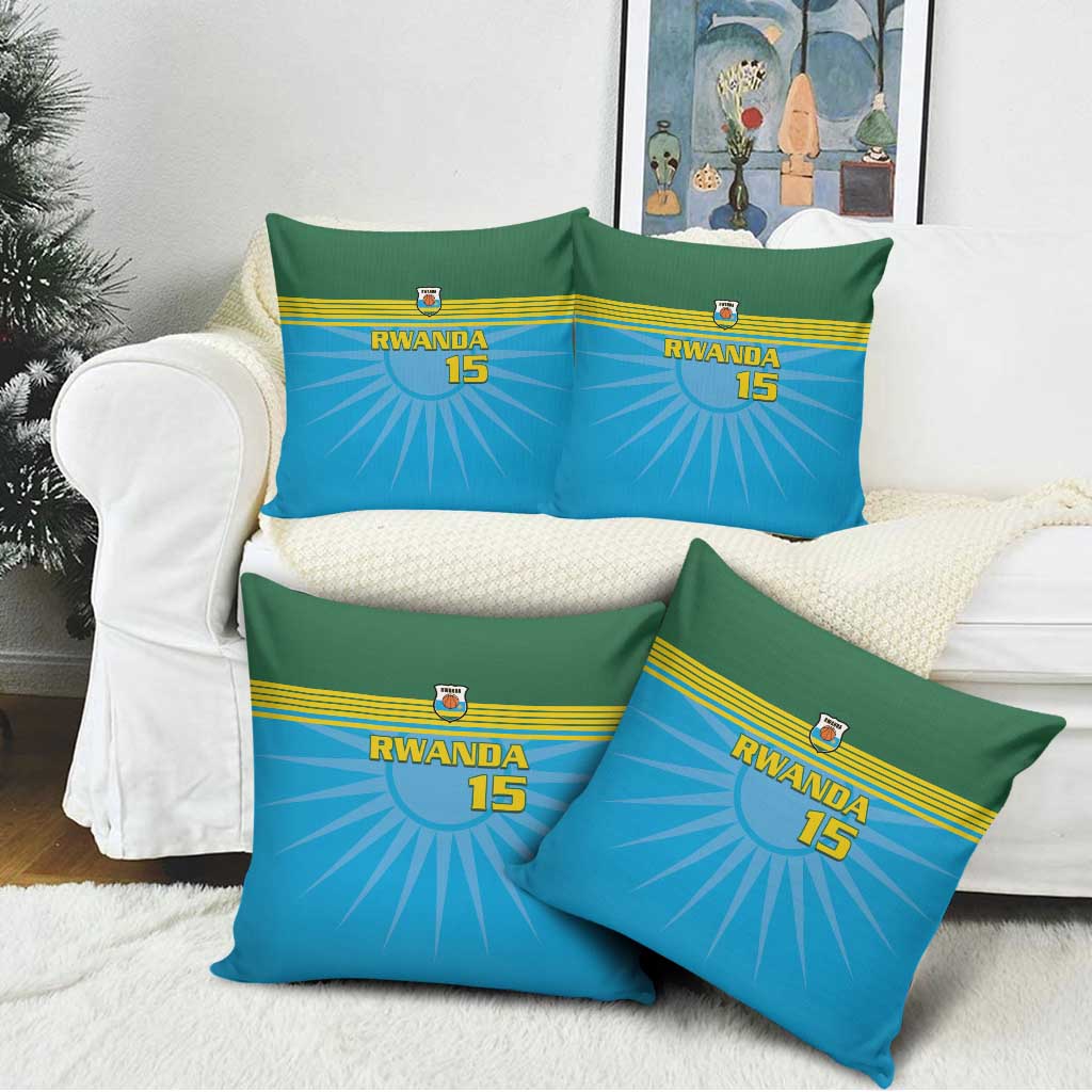 Custom Rwanda Basketball Pillow Cover Go Champions - Wonder Print Shop