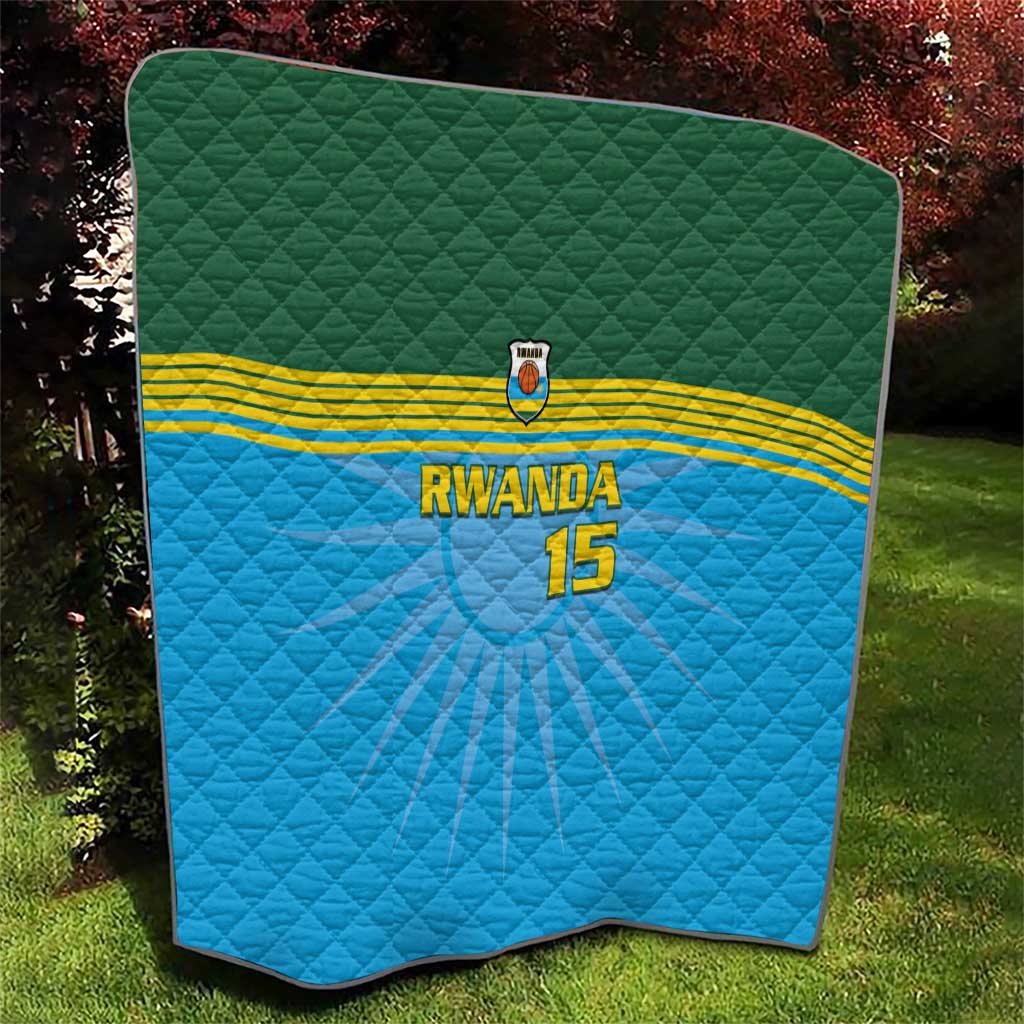 Custom Rwanda Basketball Quilt Go Champions - Wonder Print Shop