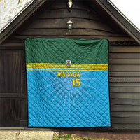 Custom Rwanda Basketball Quilt Go Champions - Wonder Print Shop
