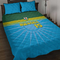 Custom Rwanda Basketball Quilt Bed Set Go Champions - Wonder Print Shop