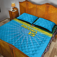 Custom Rwanda Basketball Quilt Bed Set Go Champions - Wonder Print Shop
