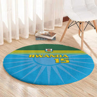 Custom Rwanda Basketball Round Carpet Go Champions - Wonder Print Shop