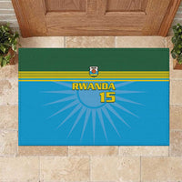 Custom Rwanda Basketball Rubber Doormat Go Champions - Wonder Print Shop