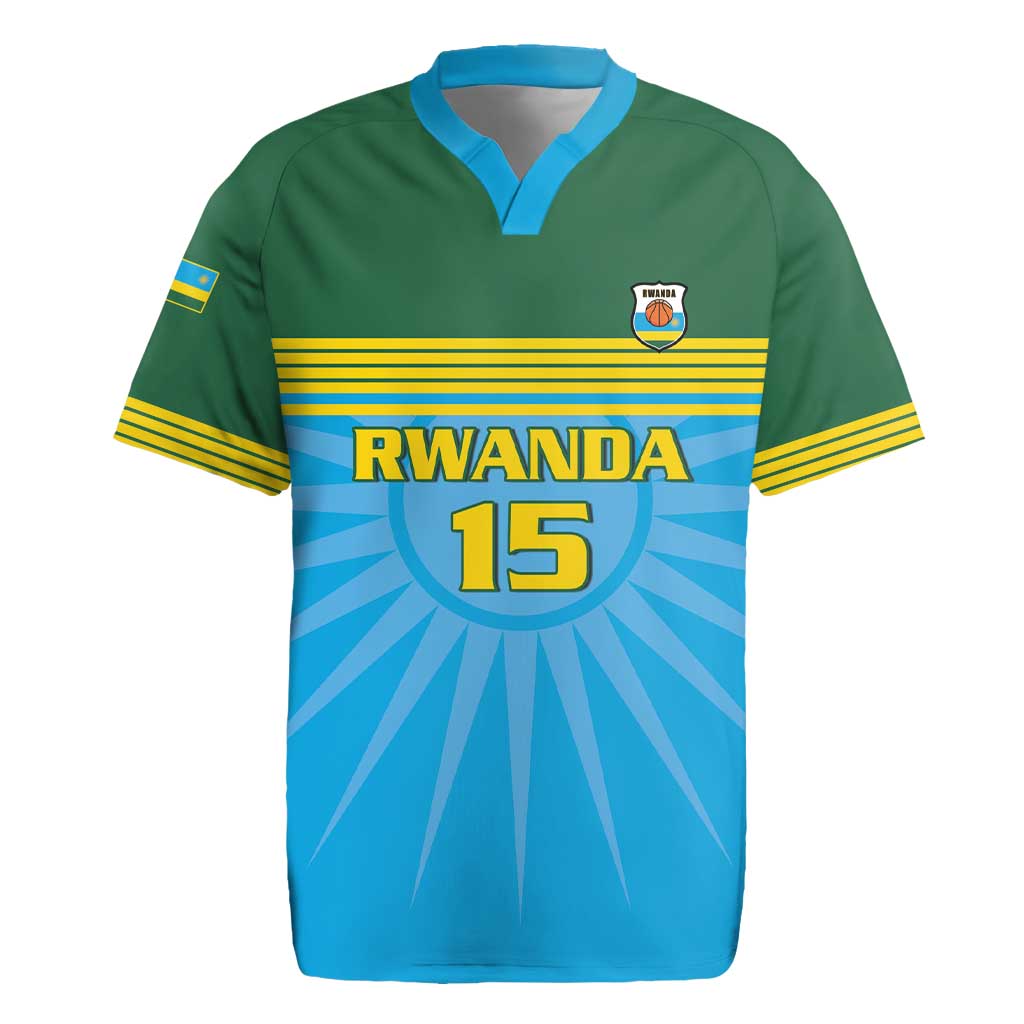 Custom Rwanda Basketball Rugby Jersey Go Champions - Wonder Print Shop