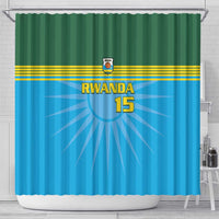 Custom Rwanda Basketball Shower Curtain Go Champions - Wonder Print Shop