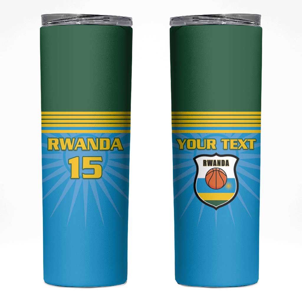 Custom Rwanda Basketball Skinny Tumbler Go Champions - Wonder Print Shop