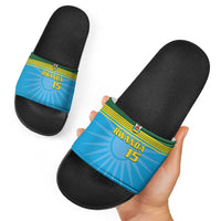 Custom Rwanda Basketball Slide Sandals Go Champions - Wonder Print Shop