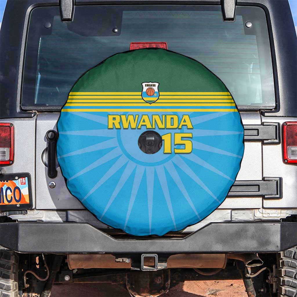 Custom Rwanda Basketball Spare Tire Cover Go Champions - Wonder Print Shop