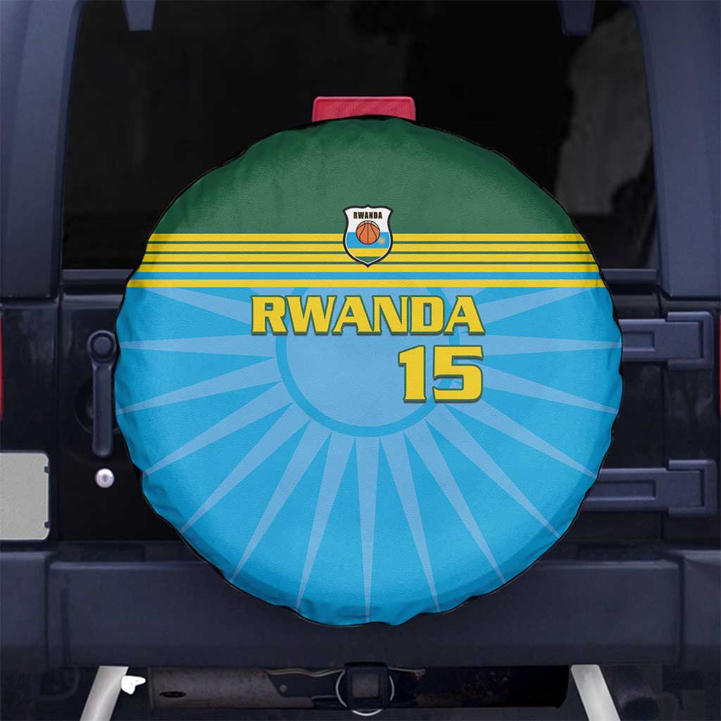 Custom Rwanda Basketball Spare Tire Cover Go Champions - Wonder Print Shop