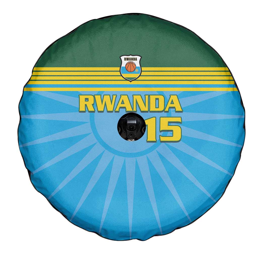 Custom Rwanda Basketball Spare Tire Cover Go Champions - Wonder Print Shop